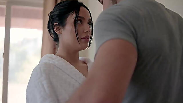 Beautiful Tatted Bombshell Vanessa Sky Gives Her Roommate Dante Colle the Tim...