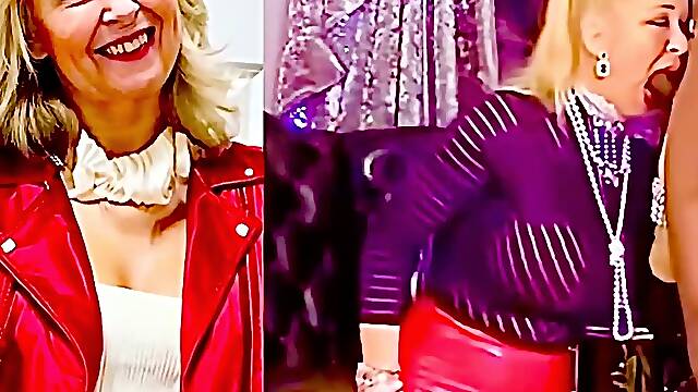 Cock Slurping Shiny Rubber Latex Skirt Pascal Sucking Cock
