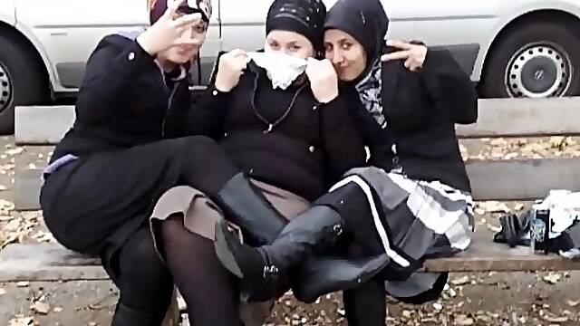 Turkish-Arabic-Asian Hijab Mix Amateur Photo