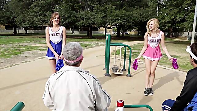 Cheerleader Molly Manson gets fucked hard by her boyfriend Eric John