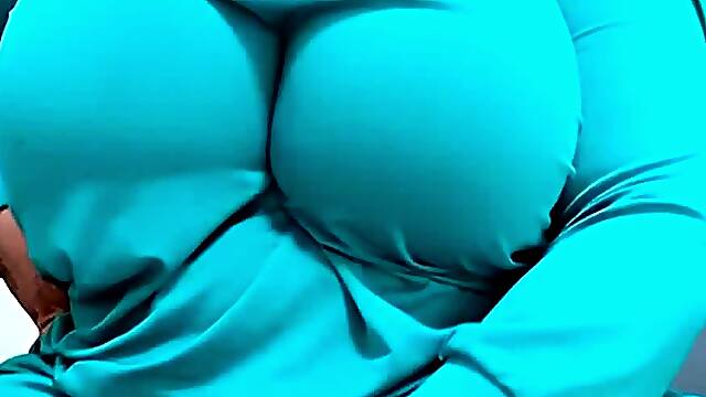 Arab MILF Milks Her Humongous Titties