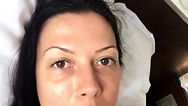 That tanned skin surrounded by all white sheets- long