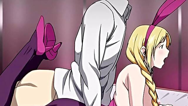 Bunny Outfit Fantasy Gets Rough