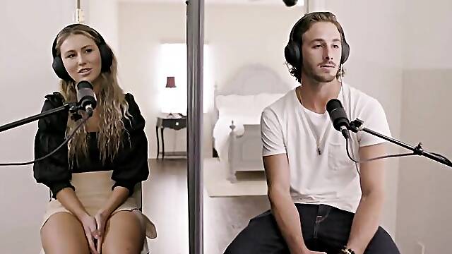 Captivating Lucas Frost and Paige Owens - blind date video - Bellesa Films