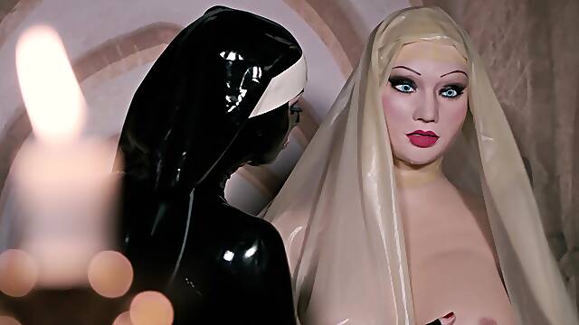 Blonde with Big Boobs Gives Blowjob to Her Dildo on Liv more