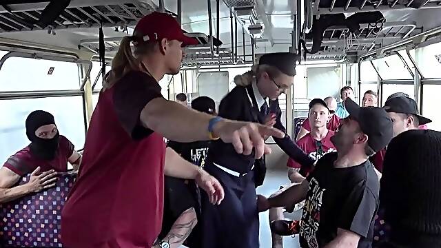 Train conductor fucked hard