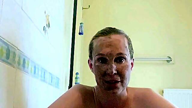Spy Camera Watches Big Tit Amateur Milf In The Shower