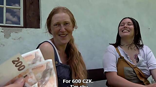 BBW Aleya Sun Pounded Hard Outdoors in Czech Gypsy Style