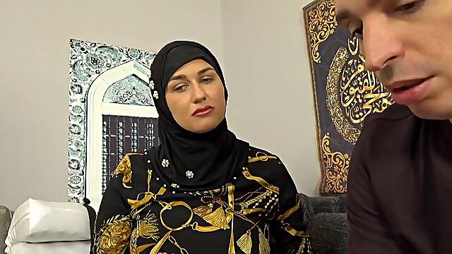 Busty Milf in Hijab Gets Fucked Hard