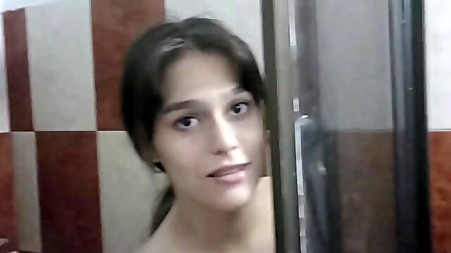 Risky quickie in a shower with my hot teen stepsister