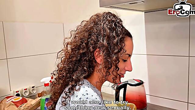 Brunette German Housewife Sue Nova Fucks Stranger