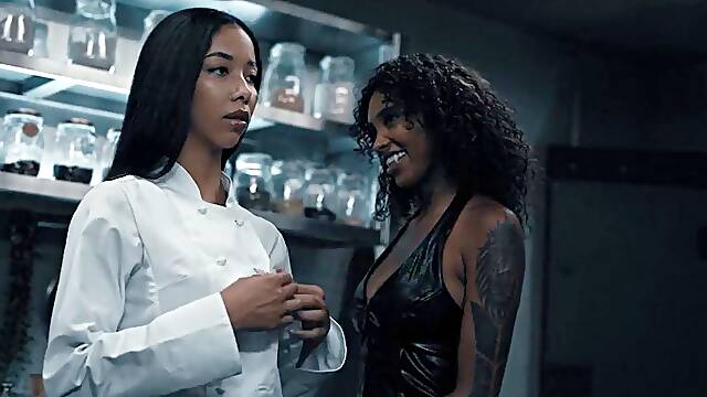 Barbie Rous and Lia Lin Submit to Vampire Domination in BDSM Hardcore, Sex Slave Trials and Mes