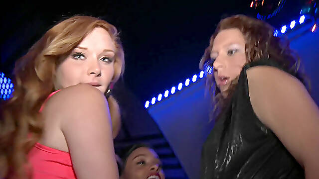 Half naked and lusty girls go wild at vip party