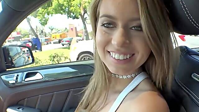 Jill Kassidy Gives Some Road Head Fuck The Insurance