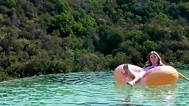 Lena Paul gets her big tits and tight pussy drilled before getting a hot creampie