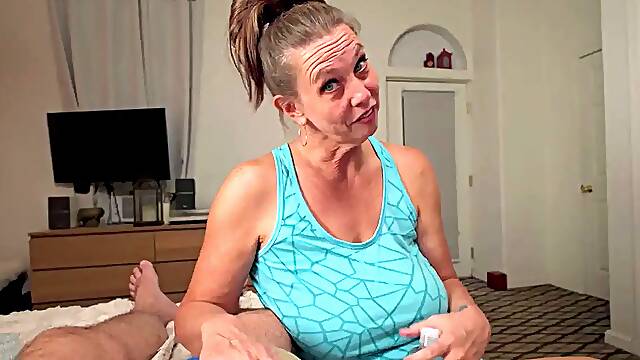 Sexy Mature MILF Autumn J Cooper Sucks and Fucks her way into the heart of her divorced client.