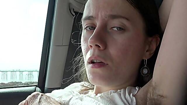 Cutie with sexy pit and pussy hair ends up getting rekt