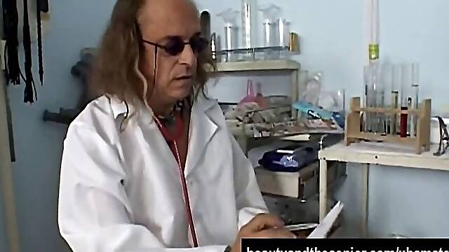 Cutie patient gets fucked by old doctor Otto