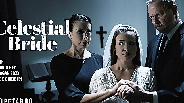 Alison Rey, Dick Chibbles, and Reagan Foxx Experience a Celestial Union