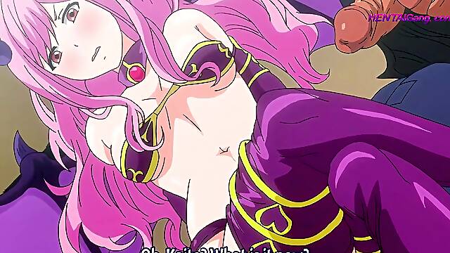 ANAL first time: demon beauty loses it to thick shaft & magic tail (Uncensored) (Subbed)