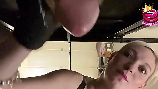 Close up ruined multiple times into a glass on milking table