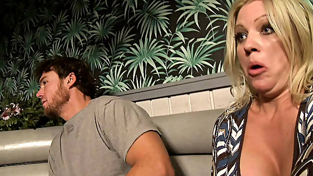 Naughty Couple Having A Quickie Sex On Fancy Restaurant