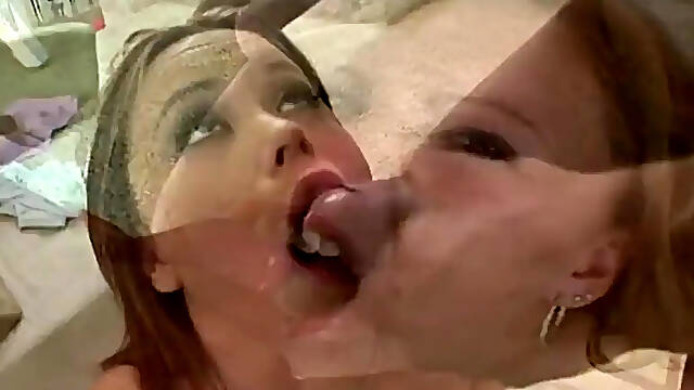 The Trouble With Sperm - Beauties gag and swallow in artful cum compilation