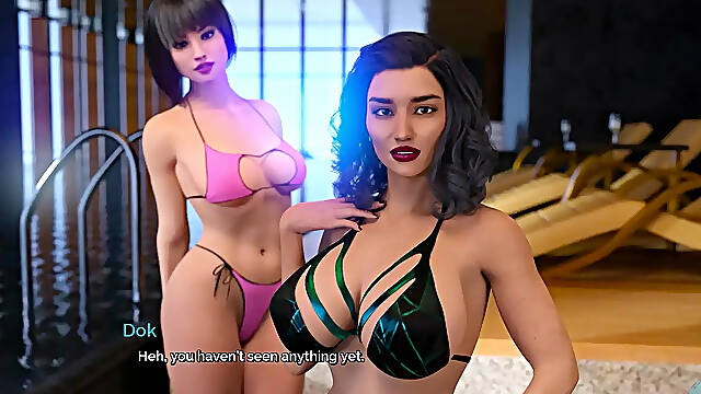 Sultry dance leads to wild threesome with two hotties