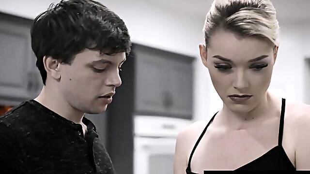 Two innocent teens give it a try in forbidden fuck session