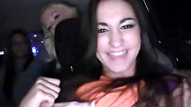 Group sex sex video featuring Bailey C., Stella May and Alina Li