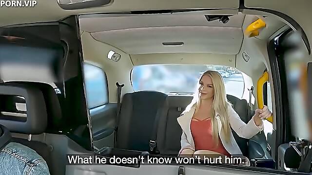 Sexy Blonde Milf Fucked Hard For Cab Fare