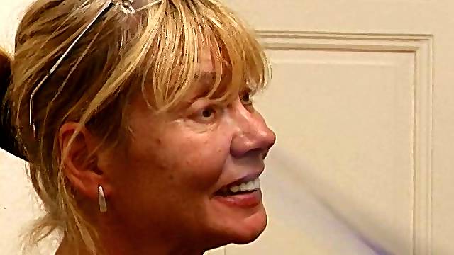 A granny collects a pension and gets fucked hard by a younger guy