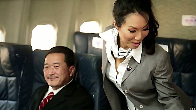 Kinky Flight Hostesses In Amazing Airplane Group Sex