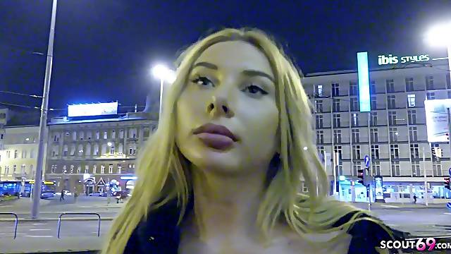 GERMAN SCOUT - FIRST BOOTIE BANG FOR STEAMY COLLEGE TEENAGE MARILYN AT PARTY NIGHT - Marilyn crystal