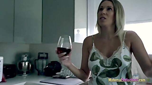 Breasty Step Mother Is Stuck In The Sink - Nikki Brooks