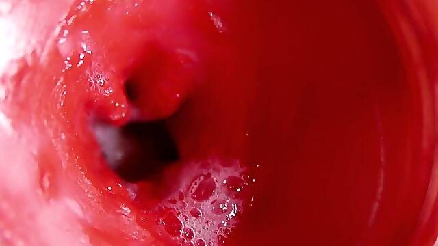 CAMERA INSIDE VAGINA: POWERFULL CUM IN VAGINA! MOST GOOD Inward ASMR in 4K GREATER AMOUNT GOO