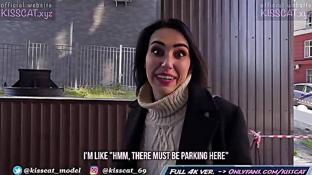 Risky Anal Sex with Facial Cum Walk - Public Agent Pickup Russian Student to Street Bang / Kiss Cat