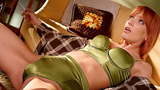 Redheaded Kenna and Troy indulge in a steamy interracial encounter