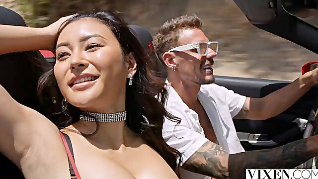 VIXEN stunning cutie Rae succumbs to her crazy fantasies