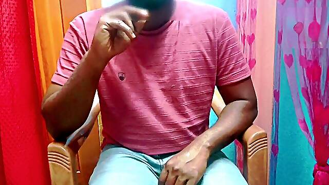 Lady doctor giving approach for a impotent dude in her style and gave a ultra-cute handjob with oil massage with full tamil audio