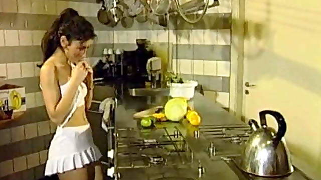 Sibel assfucked in the kitchen