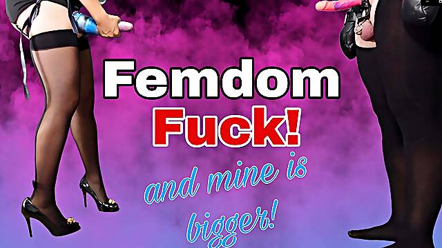 Femdom Fucking! Anal Pegging &amp; Strap On Riding Tease &amp; Denial Real Homemade Amateur Milf Stepmom