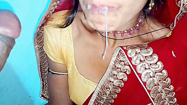 Meri randi bhabhi ke muh me moot Diya hot sexy Indian wife hard fucking and land sucking aaj meri...