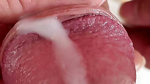 Wet massage and precum