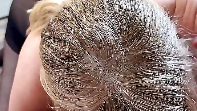 Blonde Mature Diana Douglas Cant Get Enough of Sucking Cock When I Watch Her in Pantyhose