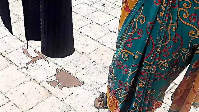 House wife dress wash romance with neighbour in Terrace