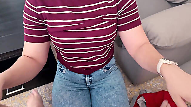Sister in Law Craves Cock and Swallows Cum POV