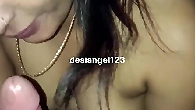 Awesome Blowjob Cock Sucking of Bhabhi Till Cumshot. Must Watch