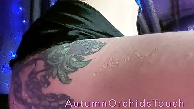 Autumn Orchid sensual touches herself and has orgasms galore on her vibrating suction toy