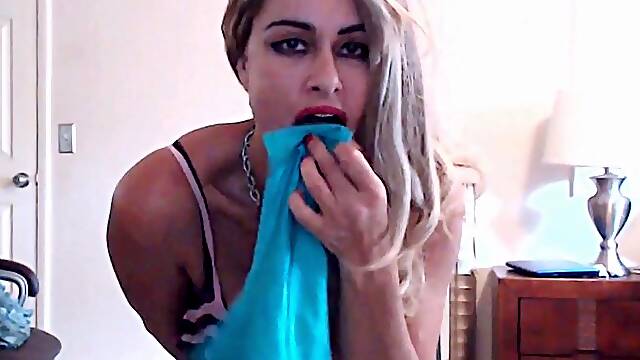 SATIN PANTY PUSSY RUBBING..